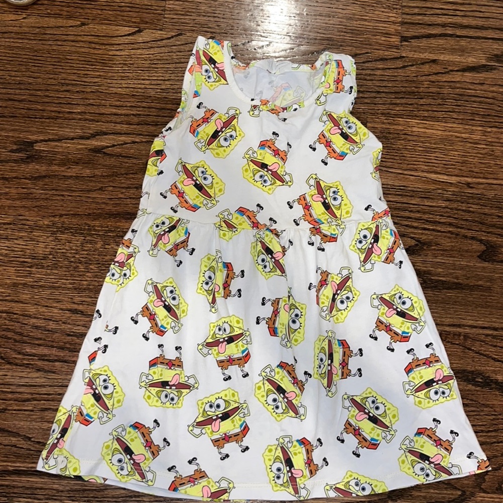 H&M spongbob dress girls 4-6